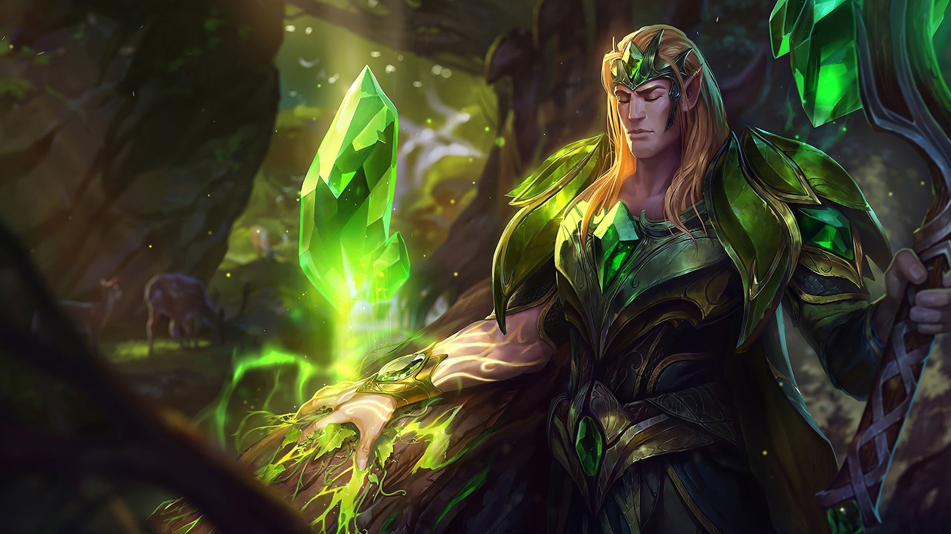 Taric Jade Champion in TFT