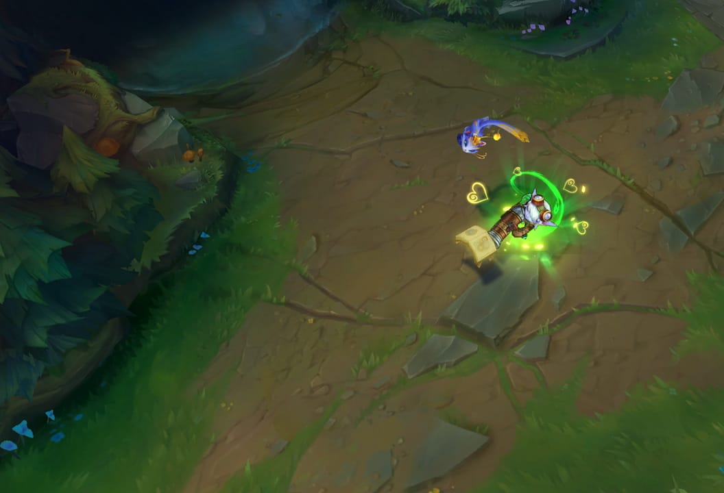 Healing Allies in League of Legends on the Rift